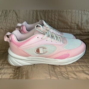 Champion Pink and Beige Sneakers Sz Women’s 9.5 LIKE NEW